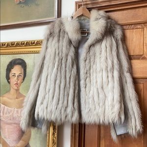 VINTAGE saga fox fur coat